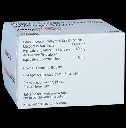 Amlovas-M 5/50 Tablet PR