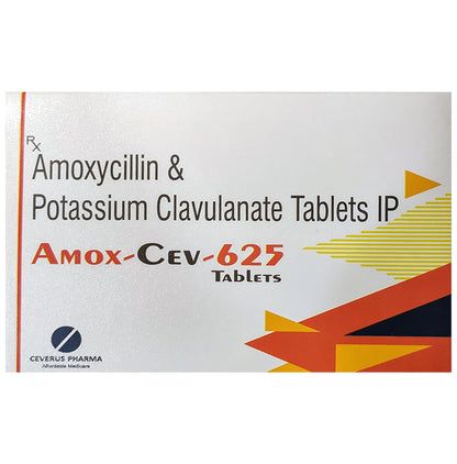 Amox-Cev 625 Tablet - Classic Derma
