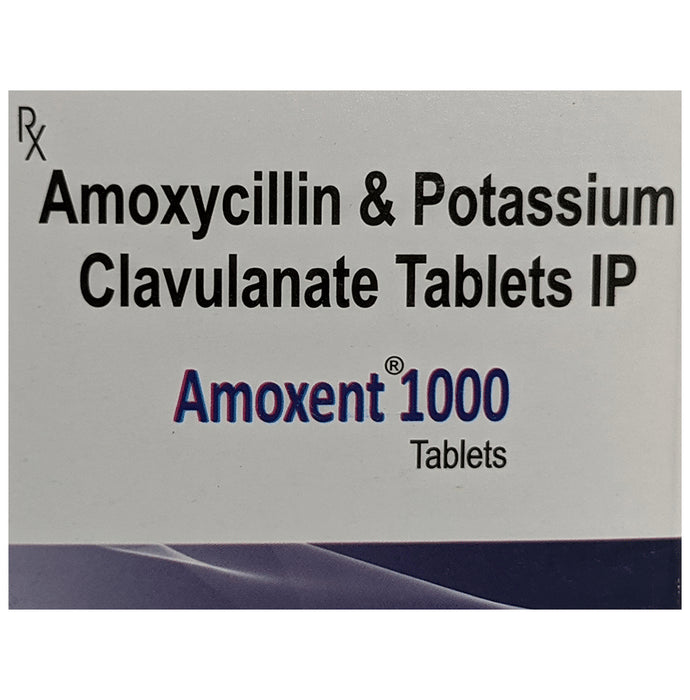 Amoxent 1000 Tablet - Classic Derma