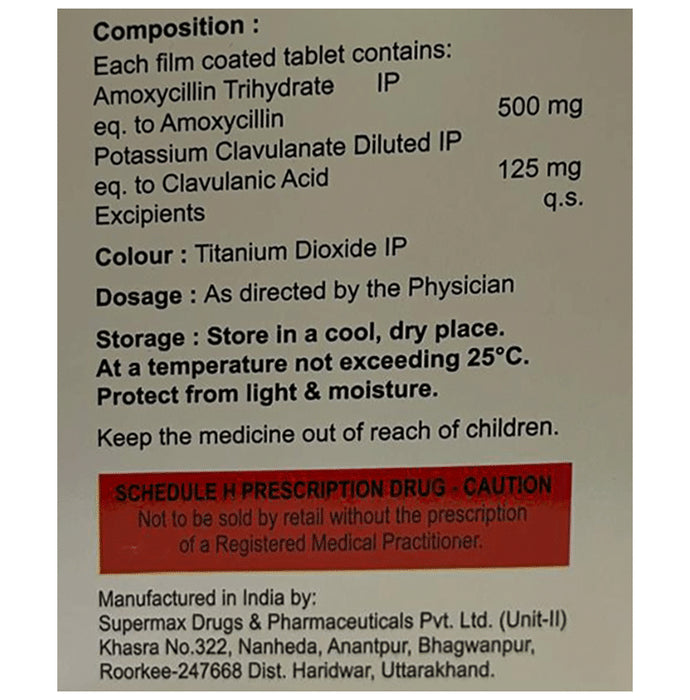 Amoxiheal CV 625 Tablet