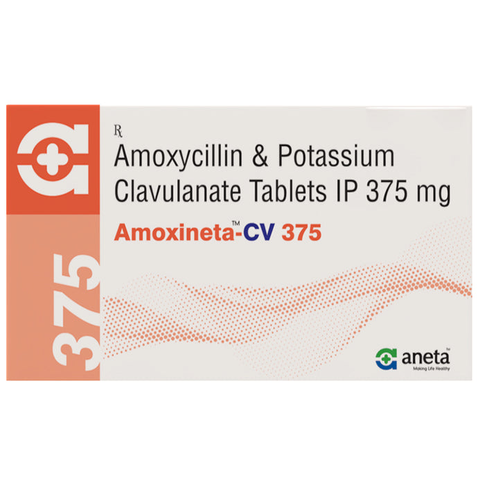 Amoxineta-CV 375 Tablet - Classic Derma