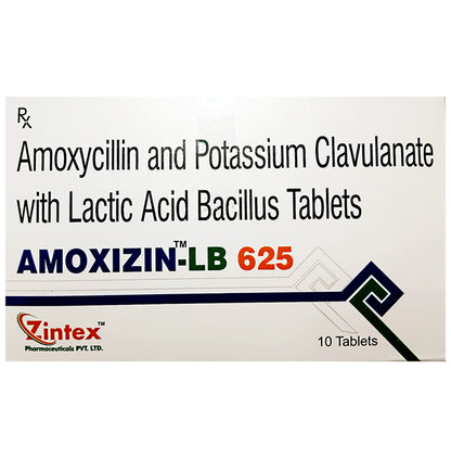 Amoxizin-LB 625 Tablet - Classic Derma