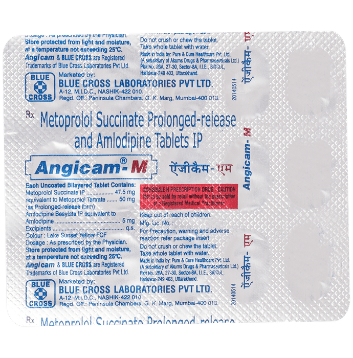 Buy Angicam-M Tablet PR Online | Classic Derma – Classic Derma-UAE