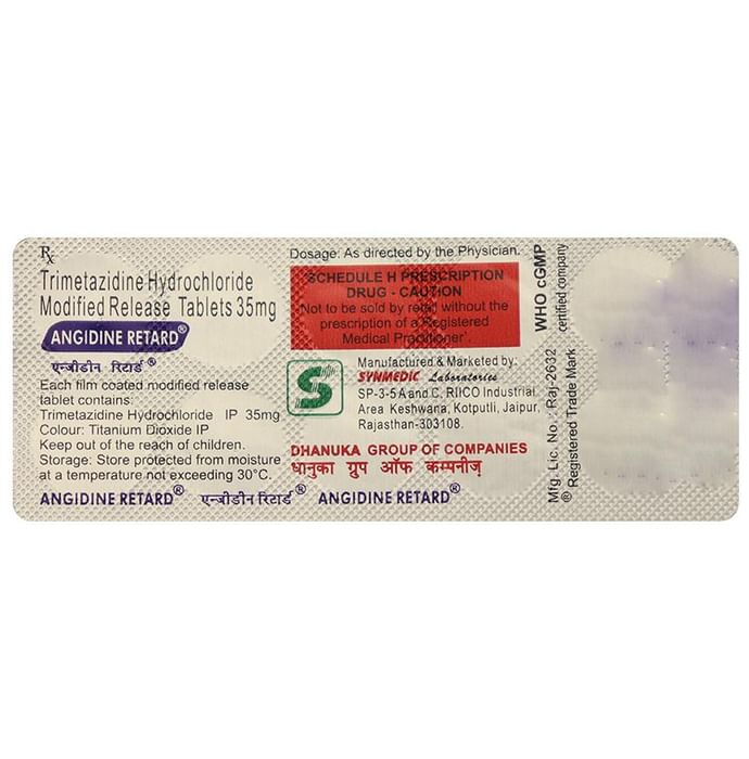Buy Angidine Retard Tablet MR Online | Classic Derma – Classic Derma-UAE