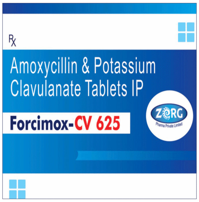 Forcimox-CV 625 Tablet - Classic Derma