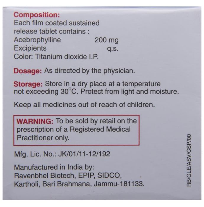 Ascovent -SR Tablet