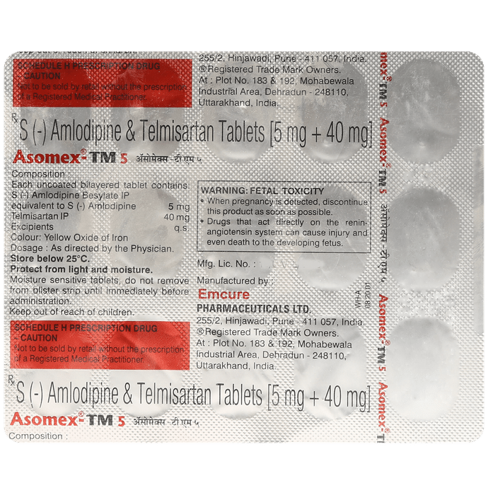 Asomex-TM 5 Tablet