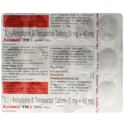 Asomex-TM 5 Tablet