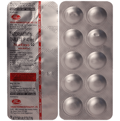 Atorfirst 40 Tablet - Classic Derma