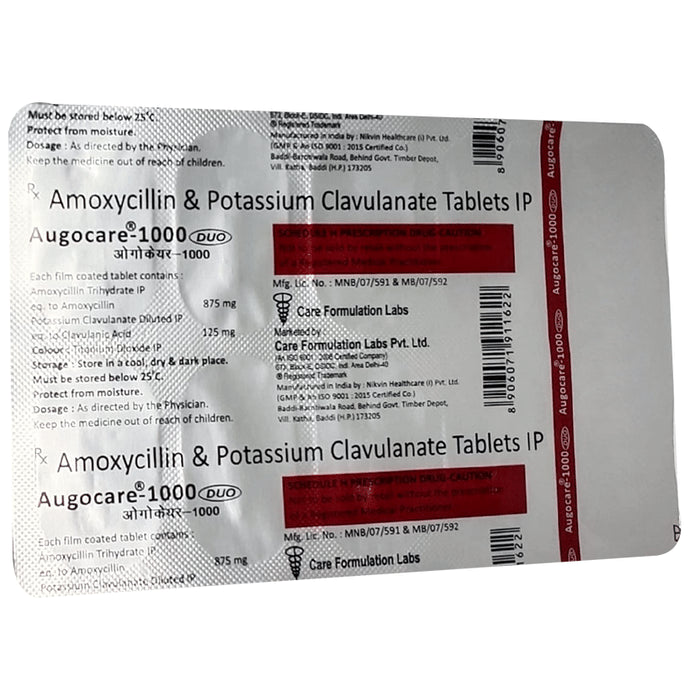 Augocare 1000 Duo Tablet