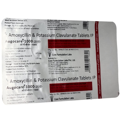 Augocare 1000 Duo Tablet