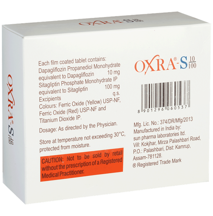 Oxra S 10mg/100mg Tablet