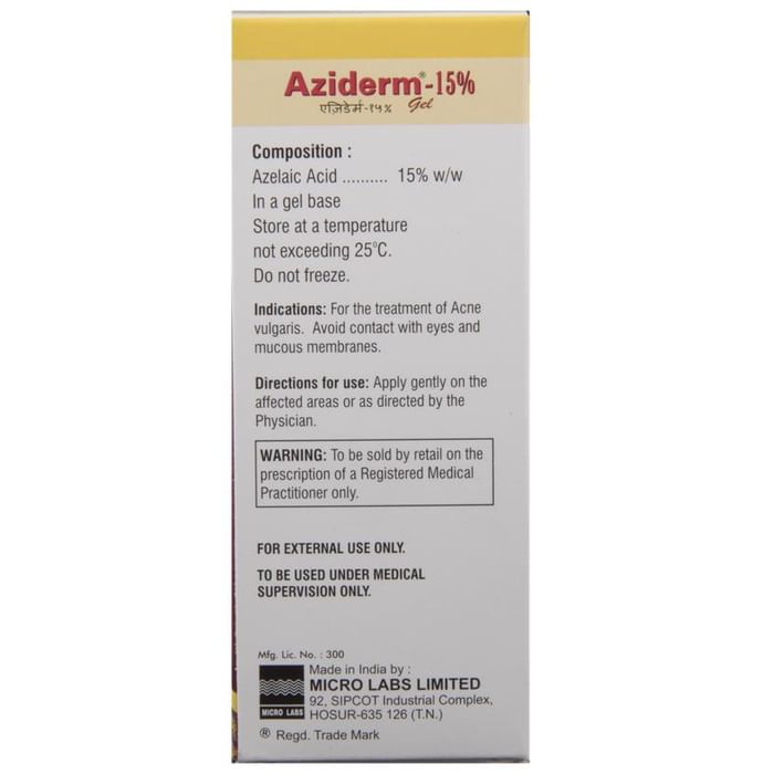 Aziderm 15% Gel
