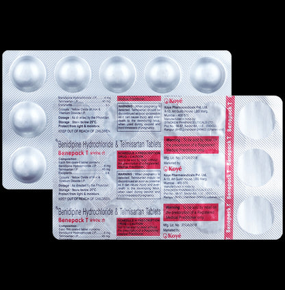 Benepack T 4mg/40mg Tablet - Classic Derma
