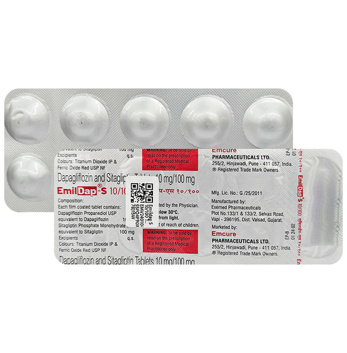 Emildap S 10/100 Tablet - Classic Derma