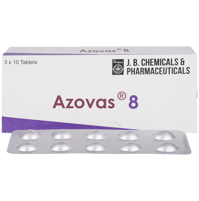 Buy Azovas 8mg Tablet Online | Classic Derma – Classic Derma-UAE