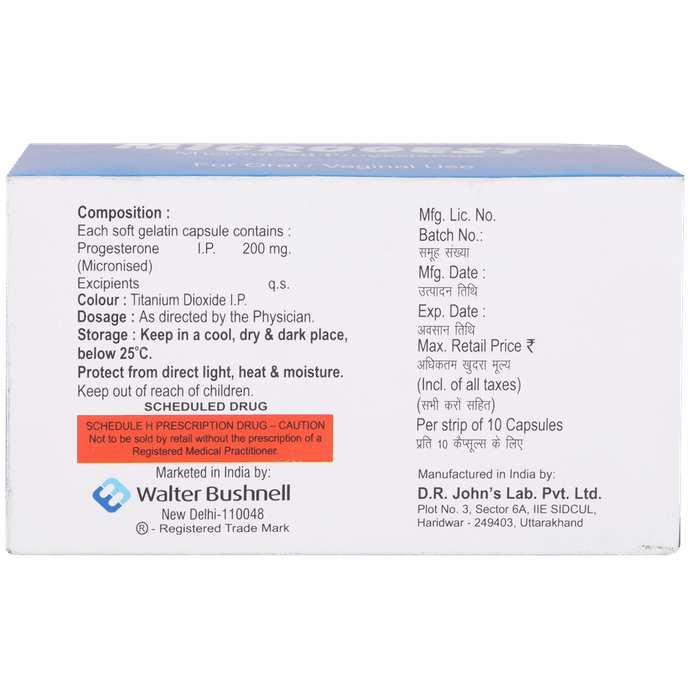 Buy Microgest 200mg Softgel Capsule Online | Classic Derma – Classic ...