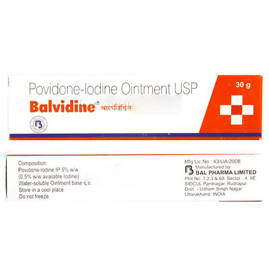 Balvidine 5% Ointment - Classic Derma