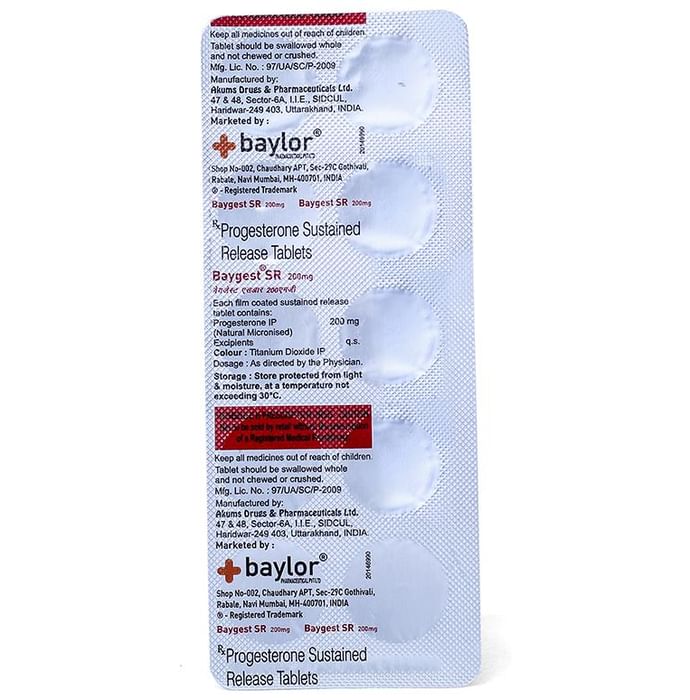 Baygest SR 200mg Tablet