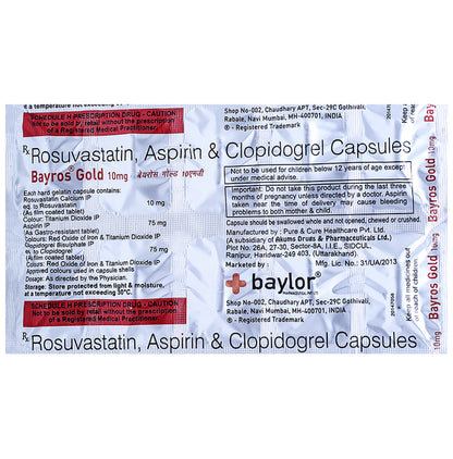 Bayros Gold 10mg Capsule