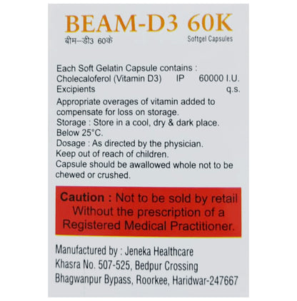 Beam-D3 60K Softgel Capsule