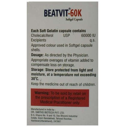 Beatvit 60K Softgel Capsule
