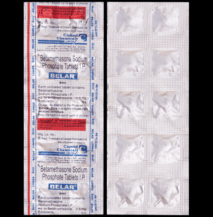 Belar 0.5mg Tablet - Classic Derma