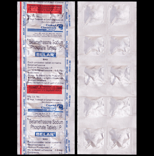 Belar 0.5mg Tablet - Classic Derma