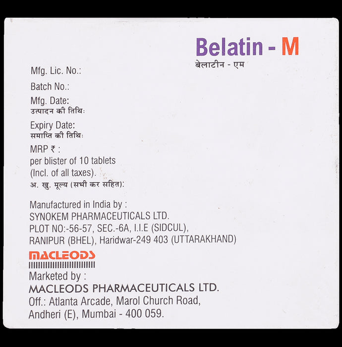 Belatin-M Tablet