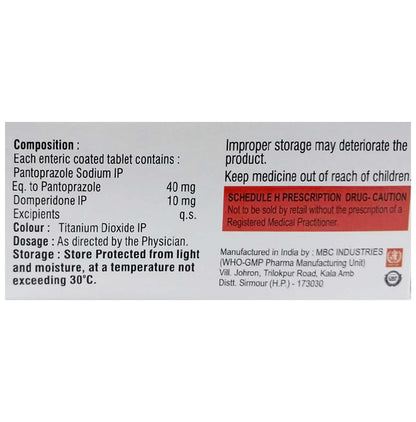 Bellazole-D 40mg Tablet