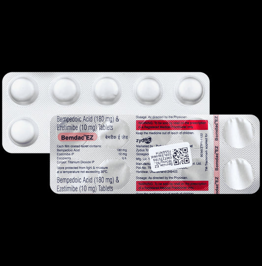 Bemdac EZ 180mg/10mg Tablet - Classic Derma