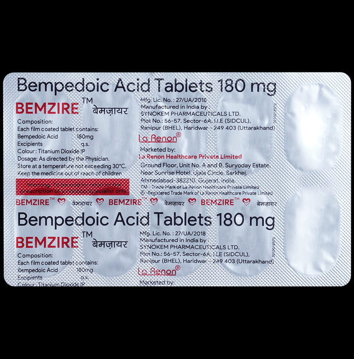 Bemzire 180mg Tablet