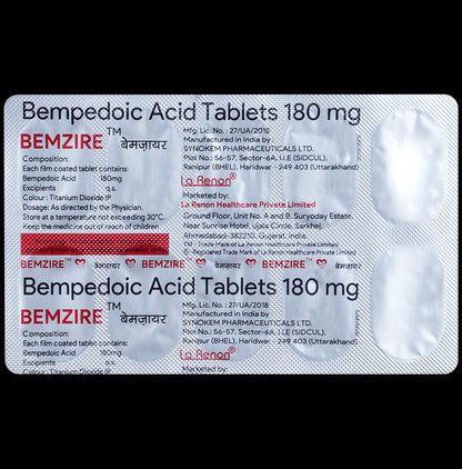 Bemzire 180mg Tablet