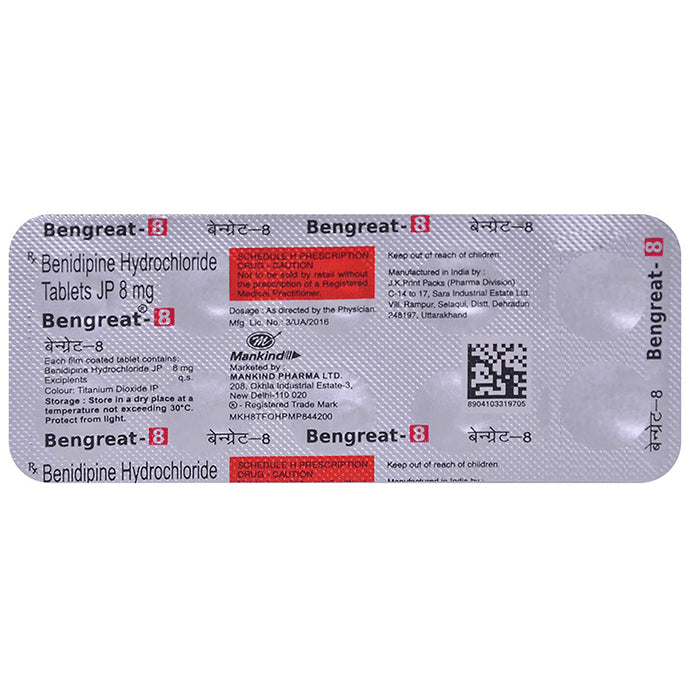 Bengreat 8 Tablet - Classic Derma