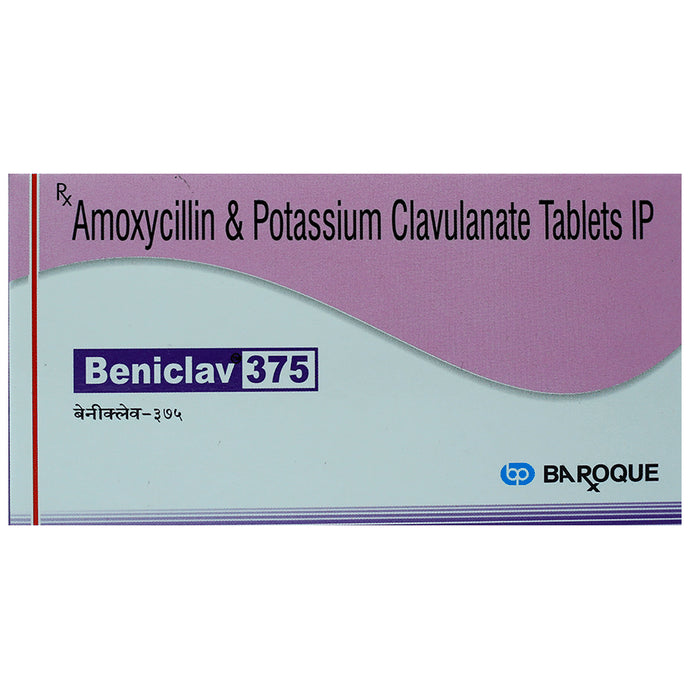 Beniclav 375 Tablet - Classic Derma