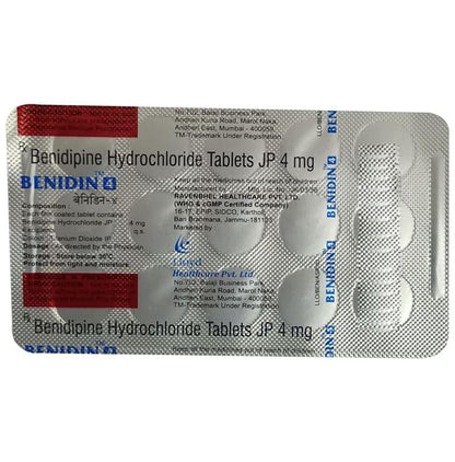 Benidin 4 Tablet