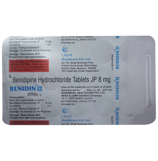 Benidin 8 Tablet - Classic Derma