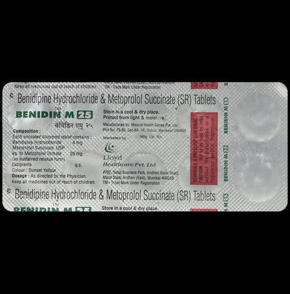 Benidin M 4mg/25mg Tablet SR