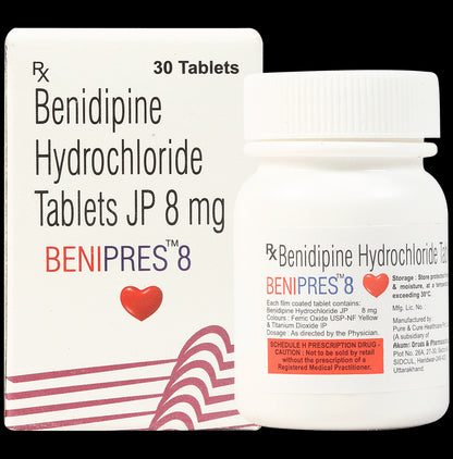 Benipres 8mg Tablet - Classic Derma