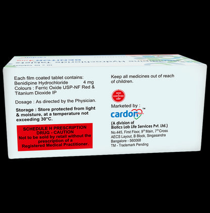 Benitor 4mg Tablet