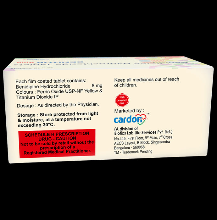 Benitor 8mg Tablet