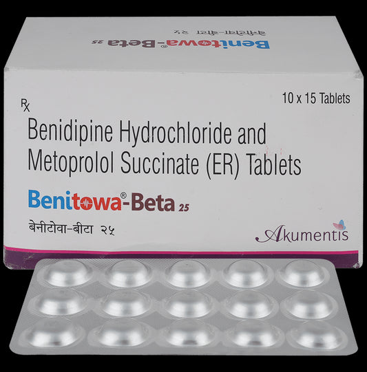 Benitowa-Beta 4mg/25mg Tablet ER - Classic Derma