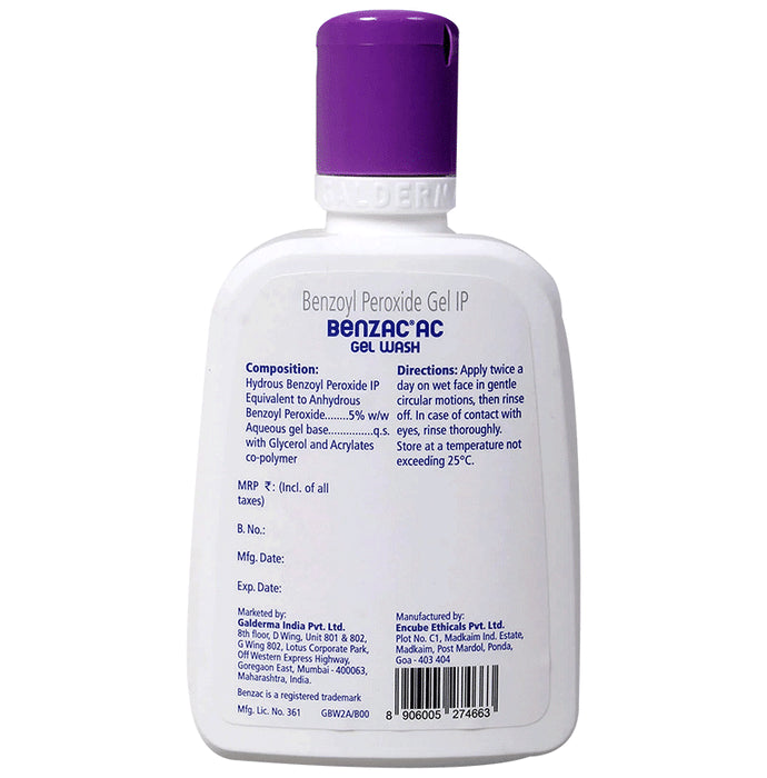 Benzac AC Gel Wash