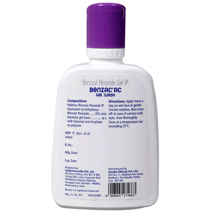 Benzac AC Gel Wash