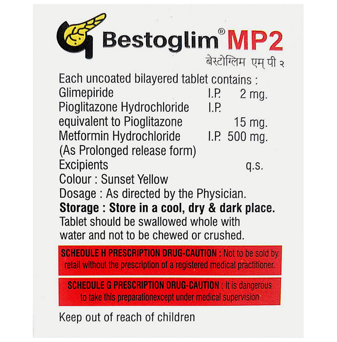 Bestoglim MP 2 Tablet PR