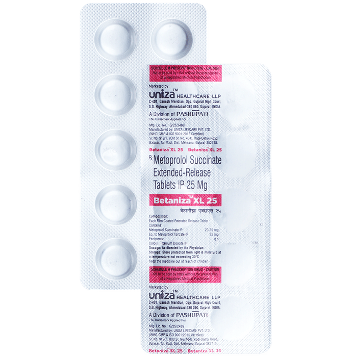 Betaniza XL 25mg Tablet ER - Classic Derma