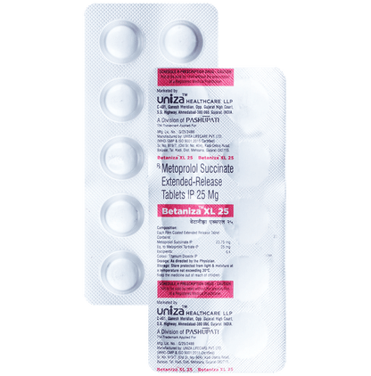 Betaniza XL 25mg Tablet ER - Classic Derma