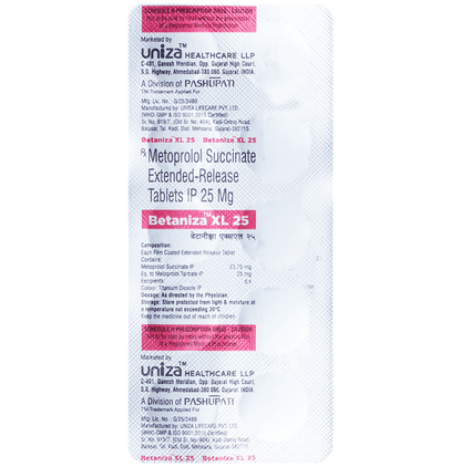 Betaniza XL 25mg Tablet ER