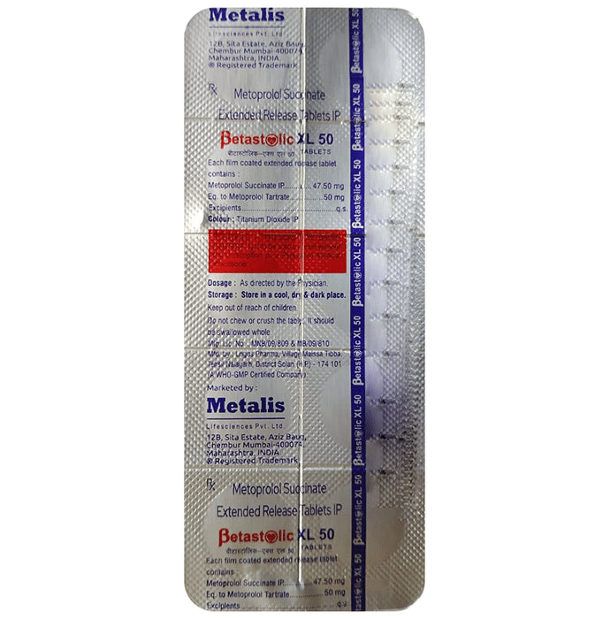 Betastolic XL 50 Tablet