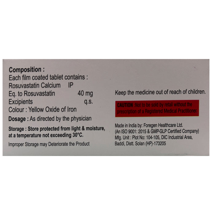 Xarostat 40 Tablet
